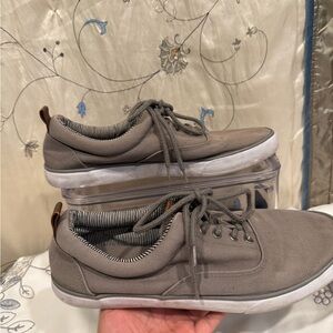 Men's Casual Gray Canvas Sneakers
